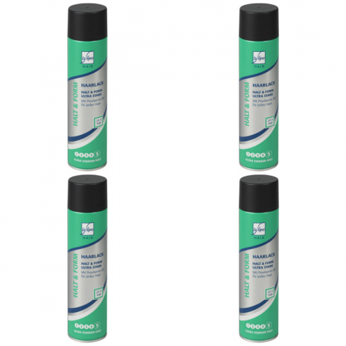 4 x LaLigne Haarlack Halt & Form 400ml