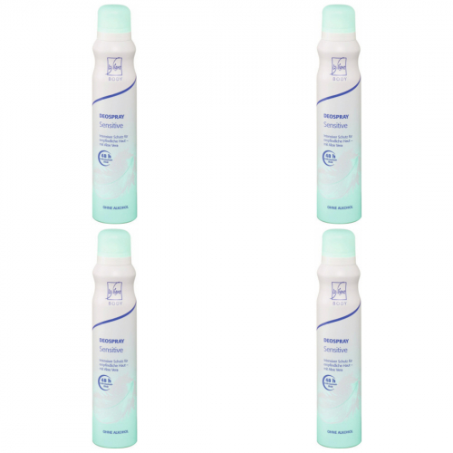 4 x LaLigne Deospray Sensitive 200ml
