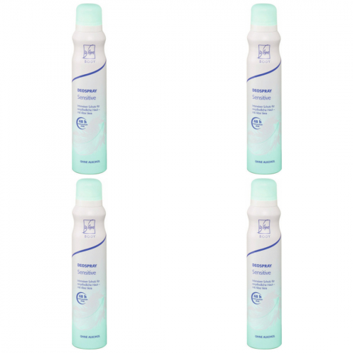 4 x LaLigne Deospray Sensitive 200ml