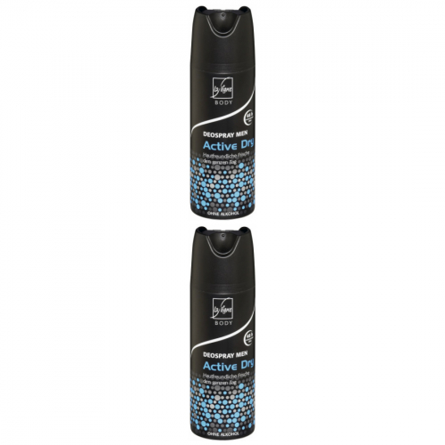 2 x LaLigne Deospray Men Active Dry 200ml