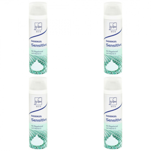 4 x LaLigne Rasiergel Men Sensitiv 200ml