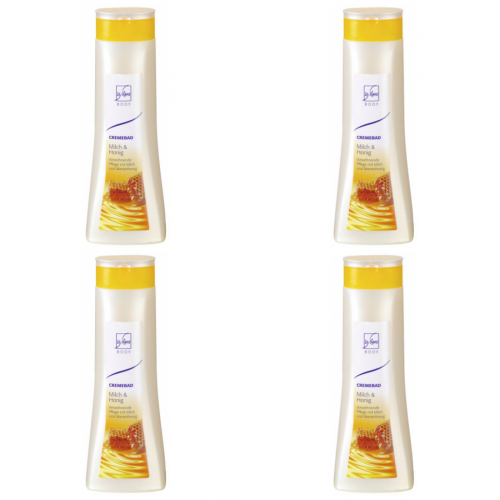 4 x LaLigne Cremebad Milch & Honig 750ml
