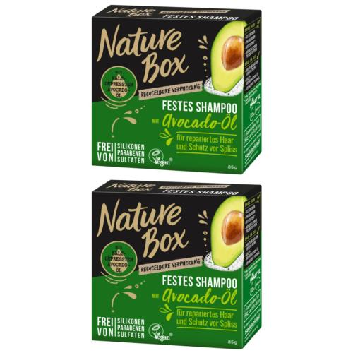 2 x Nature Box Festes Shampoo Avocado 85g