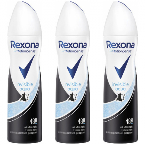 3 x Rexona Spezial invisble aqua 150 ml