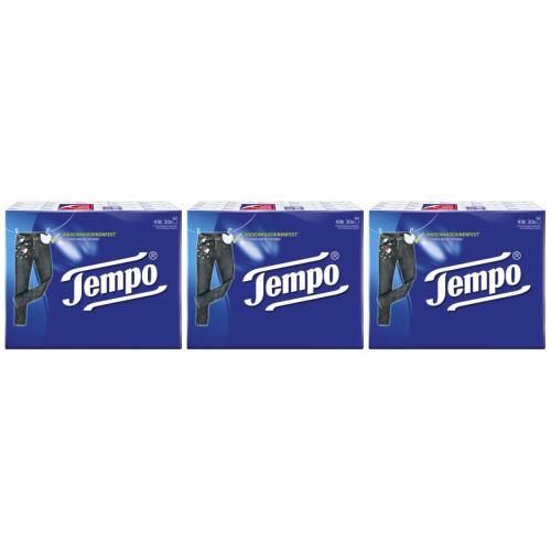 3 x Tempo Taschentcher Taschentuch 30 x 10 Tcker 4-lagig