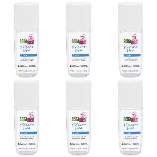 6 x Sebamed Frische Deo Zerstuberflasche 75ml