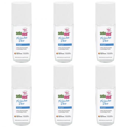 6 x Sebamed Frische Deo Zerstuberflasche 75ml