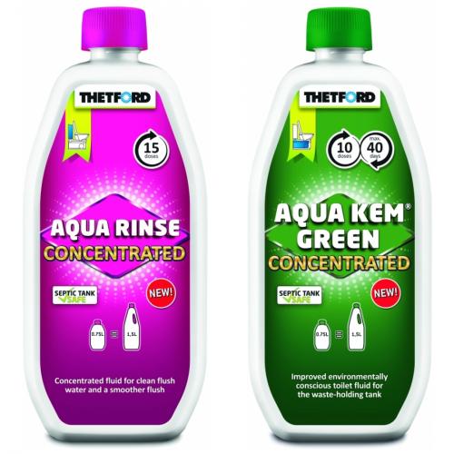 Thetford Aqua Rinse Konzentrat 750ml Kem Green 750ml