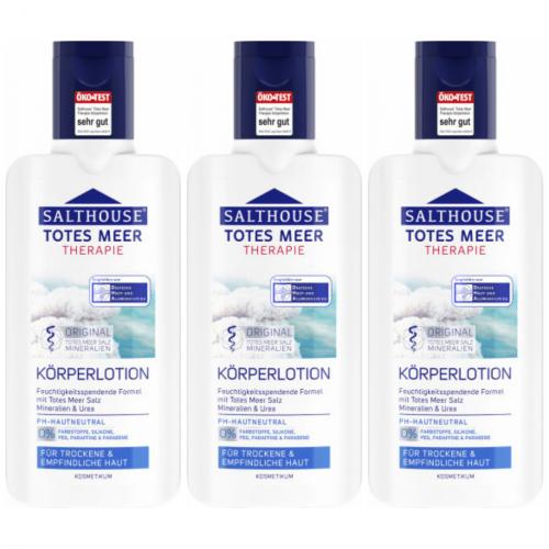 3 x Salthouse Totes Meer Therapie Krperlotion 250ml