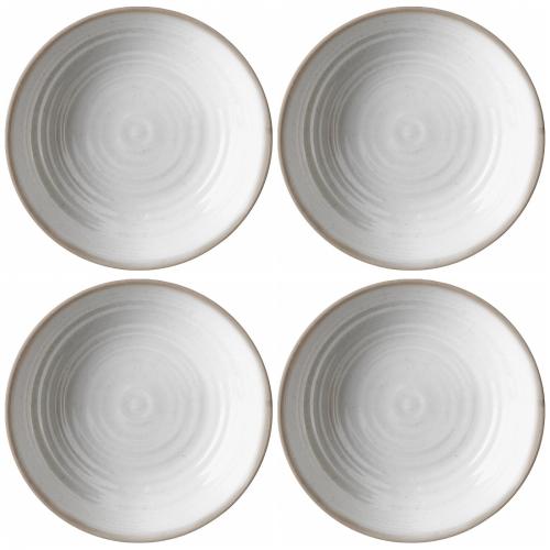 4 x Brunner Suppenteller Apollo Stone Touch Bruchfest Campinggeschirr creme/beige