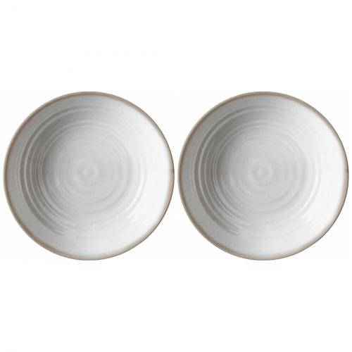 2 x Brunner Suppenteller Apollo Stone Touch Bruchfest Campinggeschirr creme/beige