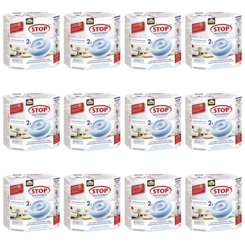 12 x Pattex Nachfllpack fr Aero 360 Luftentfeuchter Nachflltabs 0,9 kg