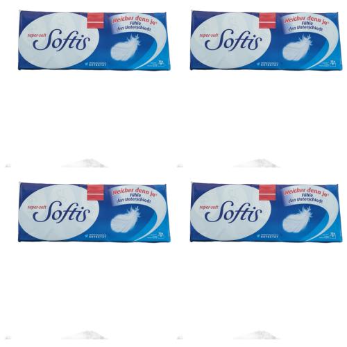4 x Regina Softis Taschentcher Super Soft 15 Pckchen