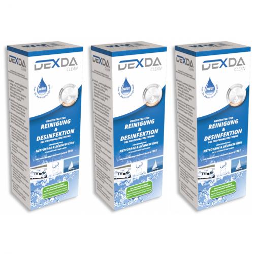3 x DEXDA clean bis 60L Tankgröße - 100 ml