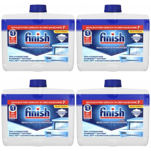 4 x Finish Maschinenpfleger Maschinentiefenreiniger Regulr 250ml