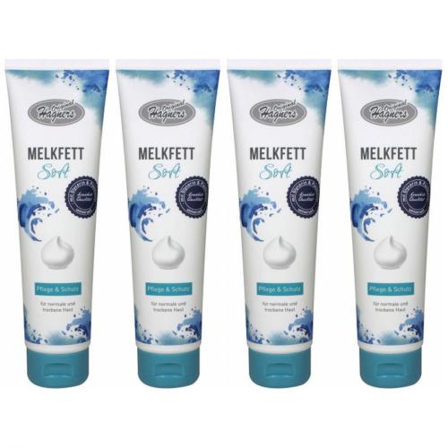 4 x Original Hagners Melkfett Soft Krperpflege Intensiv-Hautpflege 150ml