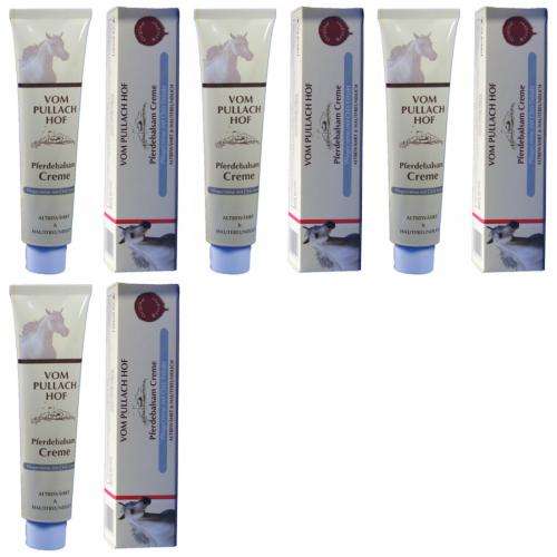 5 x Vom Pullach Hof Pferdebalsam Creme 100ml Tube mit Chilliextrakt