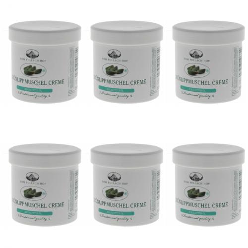 6 x Vom Pullach Hof Grnlippmuschelcreme Perna Canaliculus Creme 250ml