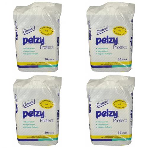 4 x Cosmea Pelzy Protect Vlieswindeln Hygiene Einlagen 30 Stck
