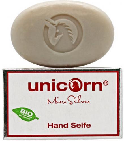 Unicorn Bio Handseife Stückseife Micro Silver Schutzschild aus Silber 100g