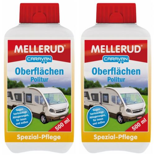 2 x Mellerud Caravan Oberflchen Politur 500ml