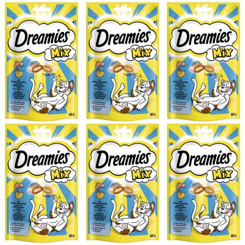 6 x dreamies Mix Lachs + Kse 60g