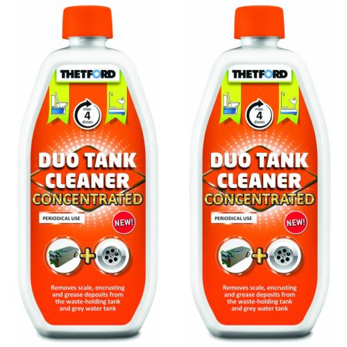 2 x Thetford Duo Tank Cleaner Konzentrat Toilettenflüssigkeit Tankreiniger 800ml