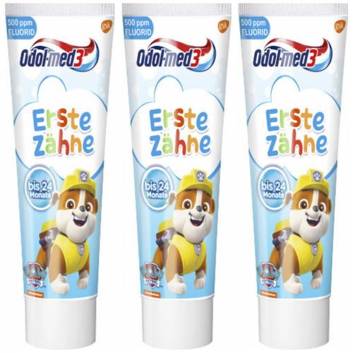 3 x Odol Med 3 Zahncreme Zahnpasta Kinder Erste Zhne 50ml