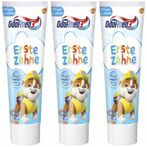 3 x Odol Med 3 Zahncreme Zahnpasta Kinder Erste Zhne 50ml