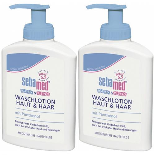 2 x Sebamed Baby Waschlotion Haut und Haar Krperpflege 200ml