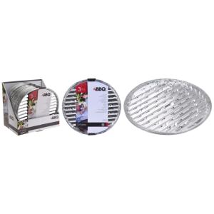 4 x BBQ Grillplatte Aluminium Grillzubehr 3 Stck 35cm