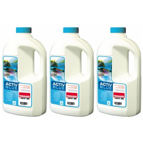 3 x ACTIV BLUE 2 LIter TRIGANO by THETFORD Sanitrzusatz fr Fkalientank