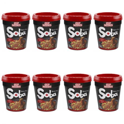 8 x Soba Cup Chili 92g Becher