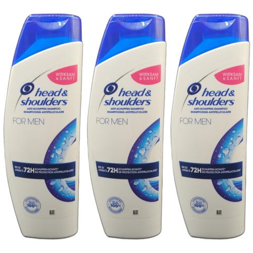 3 x Head & Shoulders for men 300ml Flasche