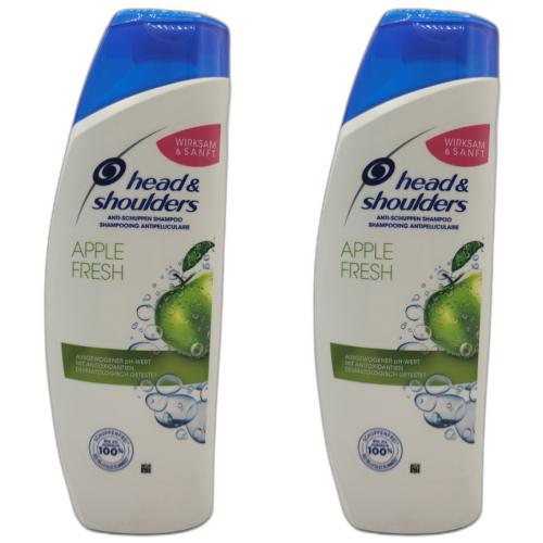 2 x Head & Shoulders Anti-Schuppen Shampoo Apple Fresh 500ml