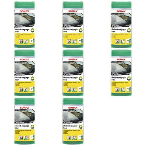 8 x Sonax Scheibenreinigungstcher 25 Stck