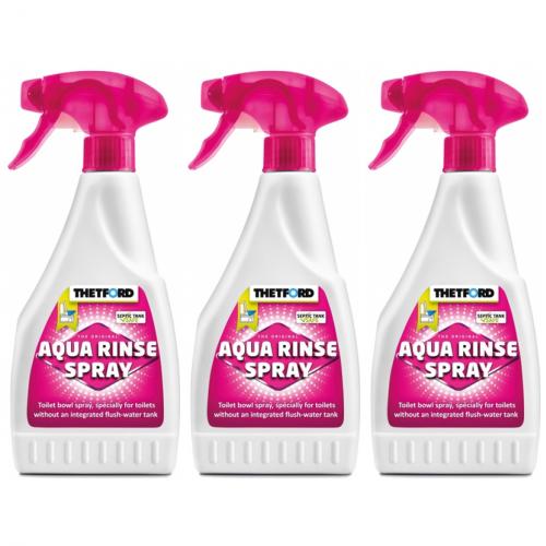 3 x Thetford Toilettenschsselpflegespray Splwasserzusatz 500ml