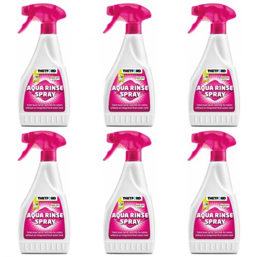 6 x Thetford Toilettenschsselpflegespray Splwasserzusatz 500ml