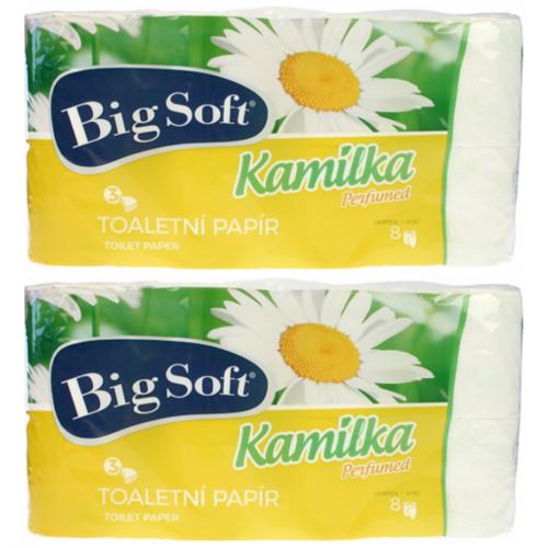 2 x Toilettenpapier 3-lagig 8x160 Blatt Kamilka Big Soft