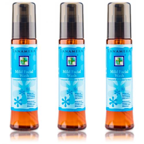 3 x Tanamera HomeSpa - Mildes Gesichtswaschgel - 100ml - Vegan