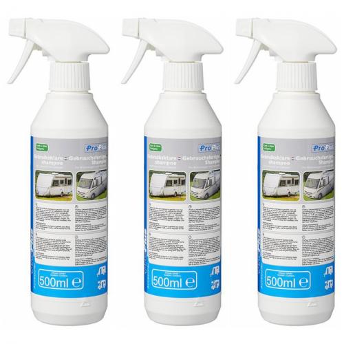 3 x Gebrauchsfertiges Shampoo 500ml für Wohnwagen und Reisemobil