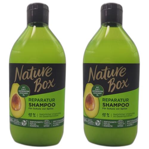 2 x Nature Box Shampoo mit Avocadol 385ml