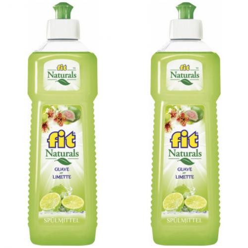 2 x Fit Naturals Spülmittel Guave-Limette 500 ml Flasche