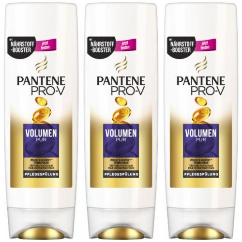 3 x Pantene Pro V Volumen Splung 200ml