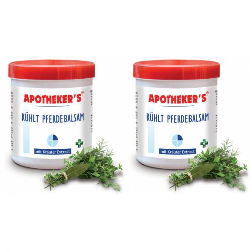 2 x Apothekers Creme 250ml - Auswahl: Pferdebalsam