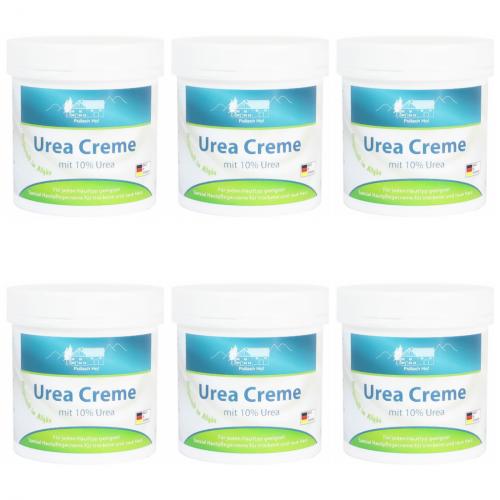 6 x Urea Creme 10 % -250ml - Allgu