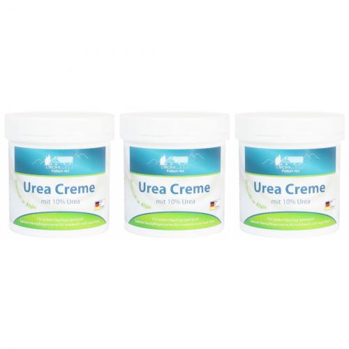 3 x Urea Creme 10 % -250ml - Allgu