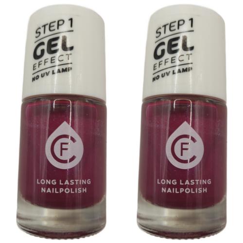 2 x CF Gel Effekt Nagellack 11ml - Farbe: 329 rot