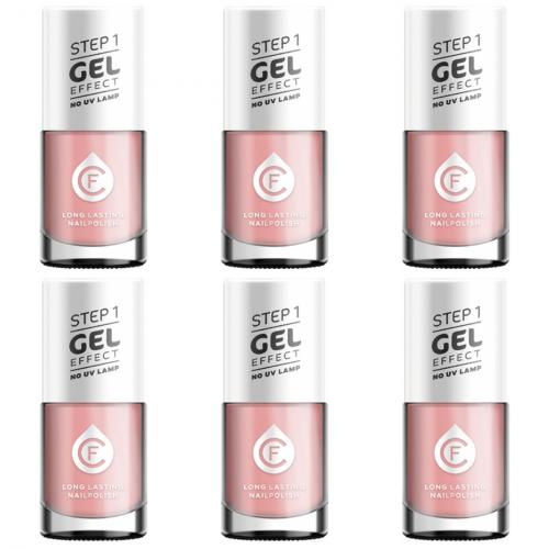 6 x CF Gel Effekt Nagellack 11ml - Farbe: 129