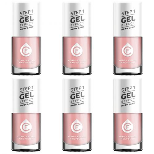 6 x CF Gel Effekt Nagellack 11ml - Farbe: 129